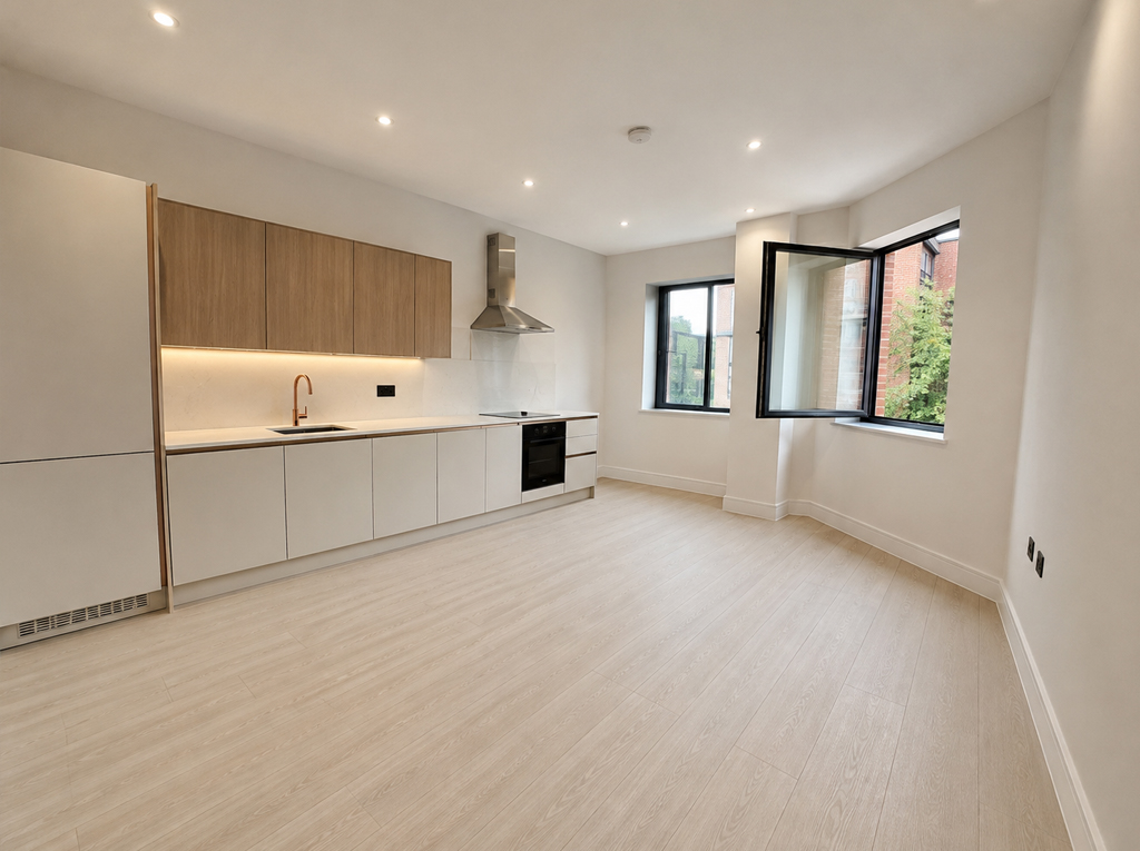 Town Gate House Woking modern kitchen apartment to rent by Xulo Property Services